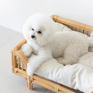 Hovicaed Luxury <span class=keywords><strong>CAT</strong></span> Pet Dog bed made natural de alta calidad muebles de madera de ratán cama para mascotas <span class=keywords><strong>Amazon</strong></span> mejor opción - Product Image 3