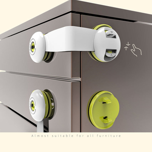 360 Degree Rotate Child Protector Product Baby Safety Lock for Drawer Cabinet Cupboard Door Lever
