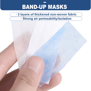 Hubei Haixin Nonwoven Doctor Facemask Anti Virus Quirúrgico Azul Máscaras Elástico Earloop 3 Lay Mascarilla desechable contra el polvo al por mayor - Product Image 5
