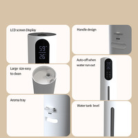 Humidificateur ultrasonique à brume fraîche de nouvelle conception avec aromathérapie, usage commercial, grande capacité 8L, humidificateur d'air sur pied