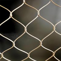 Filet de sécurité en treillis métallique en acier inoxydable de haute qualité, durable et flexible, pour clôture de zoo, volière et applications architecturales