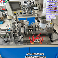 Machine d'assemblage de goupilles de sécurité pour vannes d'extincteurs avec alimentation automatique et inspection visuelle