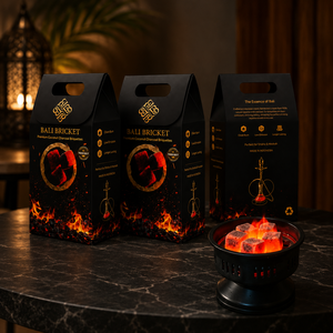 Briquetas de Carbón de Coco Natural Premium Hechas a Máquina para Hookah/Shisha, Combustible de Combustión Limpia, Hecho en Bali - Product Image 2