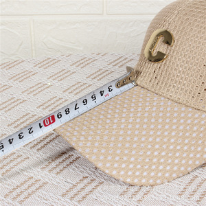 Cappello da Baseball Premium a 6 Pannelli con Lettera <span class=keywords><strong>C</strong></span> in Rilievo, Rete Traspirante, Visiera Larga, Unisex, Asciugatura Rapida, Stile Sportivo Casual - Product Image 2
