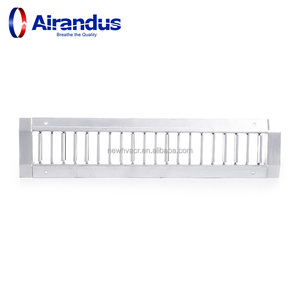 Mới hvacr SGD lưới cho xoắn ốc ống dẫn duy nhất lệch màn hình không khí lưới tản nhiệt thông gió Bìa <span class=keywords><strong>HVAC</strong></span> louvered nướng chất lượng nhà máy - Product Image 4