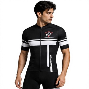 Ensemble de vêtements de cyclisme pour hommes professionnels, maillot à manches courtes à séchage rapide avec short de vélo rembourré pour la conduite sur route - Product Image 3