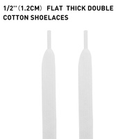 Lacets épais plats extra larges personnalisés de haute qualité lacets de chaussures en polyester de 2 cm de largeur pour baskets chaussures de sport décontractées