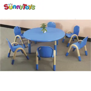 Classroom furniture toddler wooden table and chairs play school outdoor games book cabinet