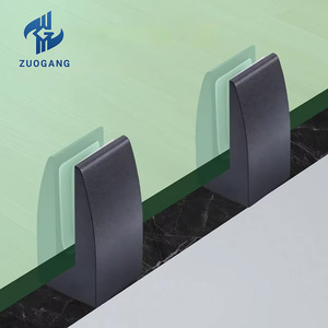 Pince à verre moderne en alliage <span class=keywords><strong>d</strong></span>'aluminium <span class=keywords><strong>pour</strong></span> balustrade de balcon, garde-corps de sol et <span class=keywords><strong>quincaillerie</strong></span> de <span class=keywords><strong>rampe</strong></span> <span class=keywords><strong>d</strong></span>'<span class=keywords><strong>escalier</strong></span>, facile à installer - Product Image 4