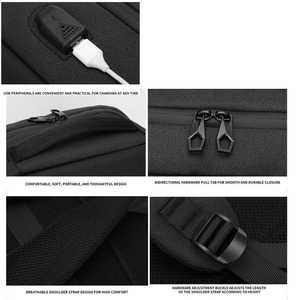<span class=keywords><strong>Zaino</strong></span> portatile protettivo Eva schiuma Casual multifunzionale resistente all'acqua con USB - Product Image 6