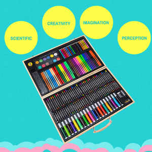 Kit de <span class=keywords><strong>dessin</strong></span> <span class=keywords><strong>pour</strong></span> enfants, stylo de couleur à l'eau, outil de peinture Pastel à l'huile, fournitures de papeterie artistique, haut de gamme, - Product Image 3