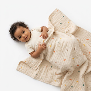 Plush Organic Cotton Baby Blanket Ultra Soft Fleece Infant Bedding <b>Knitted</b> <b>Animal</b>/Plant/Cartoon <b>Patterns</b> Eco-Friendly - Product Image 1