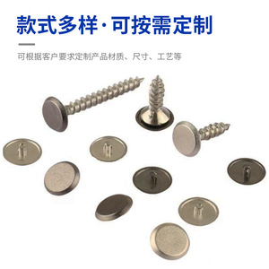 Capuchons de vis autotaraudeuses en plastique ABS, couvercles décoratifs à tête plate Phillips pour quincaillerie de meubles, accessoires pour portes d'armoires - Product Image 3