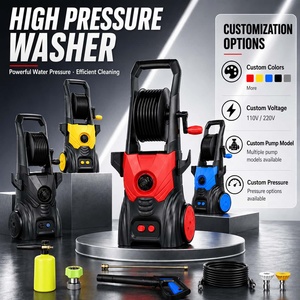 Nettoyeur haute pression 2000 PSI pour usage domestique avec certification UL <span class=keywords><strong>CE</strong></span> GS 120 bars, idéal pour le nettoyage des voitures, allées, patios et murs - Product Image 2