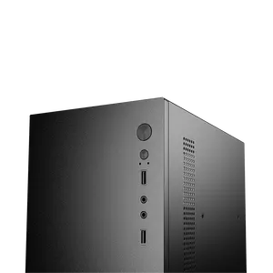 Powercase 2023 rvb ventilateur Pc bureau châssis Mini bureau ordinateur boîtier Itx ordinateur de bureau boîtier Pc bureau