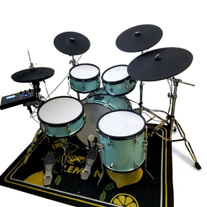 Factory custom OEM electronic <b>drum</b> kits in various styles and colors, consisting of 5 <b>drums</b>, 2 cymbals, 3 cymbals, and 4 cymbals - Product Image 1