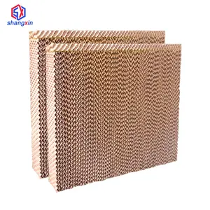 Hot Sale 100mm 150mm 6090 7090 evaporative cooling pad for chicken farm for chicken pig shed for greenhouse