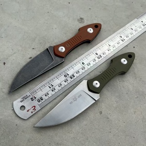 GiantMouse GMF3 Outdoor EDC DIY Hunting Quick-Change Blade Knife 8Cr13MoV 4.0 มม.หนา G10 ไฟเบอร์ด้ามจับป้องกันตัวเองกันลื่น - Product Image 5