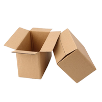 Vente en gros Emballage de boîte à boisson écologique Boîte d'emballage en papier ondulé Boîte de papier d'emballage alimentaire