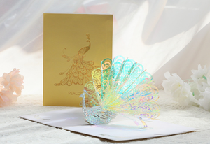 Venta Directa <span class=keywords><strong>de</strong></span> Fábrica, Regalo del Dí<span class=keywords><strong>a</strong></span> <span class=keywords><strong>de</strong></span> la Madre para Mamá, Tarjetas Pop-up 3D, Tarjetas <span class=keywords><strong>de</strong></span> Felicitación con Diseño <span class=keywords><strong>de</strong></span> Pavo Real <span class=keywords><strong>de</strong></span> Ensueño, Regalo <span class=keywords><strong>de</strong></span> <span class=keywords><strong>Cumpleaños</strong></span> Creativo y Personalizado - Product Image 5