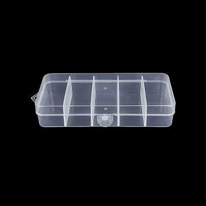 Caja de Almacenamiento de Plástico Transparente con 5 Compartimentos y Tapa para Organizar Accesorios de Pesca, Organizador de Escritorio, Hecho en Zhejiang - Product Image 4