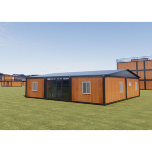 Lyroe nhà máy tùy chỉnh đúc sẵn nhiệt đới phẳng gói thép Sandwich Panel nhà cho các cửa hàng phòng ngủ & khách sạn - Product Image 2