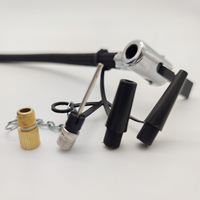 Compresseur d'air pour pneus de voiture portable, mini, simple, 12 volts CC, avec manomètre