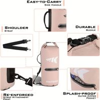 Bolsa Impermeable de Compresión para Viajes al Aire Libre, Bolsa Seca con Cierre Enrollable para Rafting y Pesca