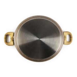 Sartén Excelsa de Madera y Piedra con Revestimiento Antiadherente de Aluminio, 43x7.5x28 cm, Color Marrón, Apta para Cocina - Product Image 4