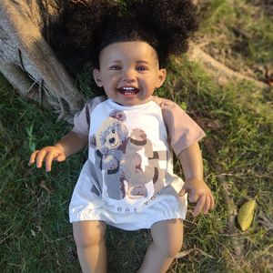 Muñeca de Silicona Realista de Recién Nacido Negra, Modelo Económico, Juguete de Moda DIY, Parece un Bebé de Verdad - Product Image 6