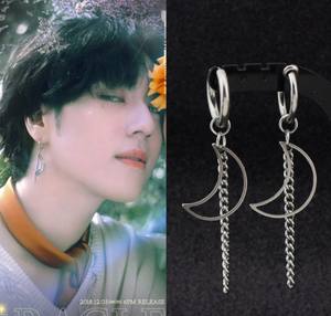 ต่างหูแฟชั่นวงเก็ตเซ็ท (<span class=keywords><strong>Got7</strong></span>) รุ่น Moon Chains สำหรับผู้ชายและผู้หญิง ทำจากสแตนเลส ขายส่ง - Product Image 2