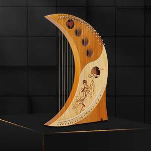 Mini <span class=keywords><strong>harpe</strong></span> 19 tons Lyre Instrument portable pour débutants Petit xylophone 24 tons - Product Image 4