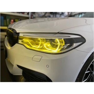 Modules DRL jaune bleu pour 2017 2018 <span class=keywords><strong>2019</strong></span> BM-W série 5 G30 M5 F90 <span class=keywords><strong>520i</strong></span> 530i 540i G32 GT phare LED adaptatif oeil d'ange rouge - Product Image 4