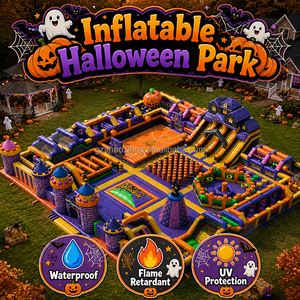 <span class=keywords><strong>Parque</strong></span> <span class=keywords><strong>de</strong></span> Diversiones Inflable con Temática <span class=keywords><strong>de</strong></span> Halloween, Casa <span class=keywords><strong>de</strong></span> Brinco Inflable, Pista <span class=keywords><strong>de</strong></span> Obstáculos, Tobogán, Cancha <span class=keywords><strong>de</strong></span> Baloncesto, <span class=keywords><strong>Parque</strong></span> <span class=keywords><strong>de</strong></span> Atracciones Inflable - Product Image 1