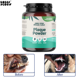 Poudre d'hygiène dentaire pour chiens Contrôle du tartre Prévention <span class=keywords><strong>de</strong></span> la mauvaise haleine Chats - Product Image 1