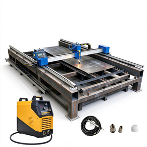 Machine de découpe plasma CNC à portique automatique haute précision pour tôles d'acier - Product Image 1