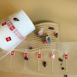Rollo de Tela de Malla de Nailon de Alta Precisión para Bolsas de Té, Termosellable, Material de Embalaje Duradero - Product Image 3