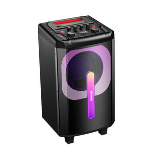 Haut-parleur portable 50W avec woofer de 5,25 pouces, double tweeter de 3 pouces, mode intérieur/extérieur, Bluetooth TWS, écran LED, basses puissantes pour les fêtes - Product Image 1