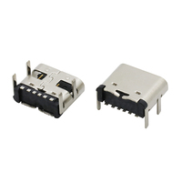 몰렉스 2171750001 아날로그 SMT 6핀 USB 타입 C 암 충전 포트 커넥터