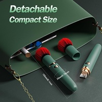 Starker Vibrations-Make-up-Pinsel für Frauen, Selbststimulationsgerät mit 10 Vibrationsmodi, USB-A-Aufladung, ABS+Nylon, IPX5