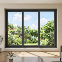 Ventanas Corredizas de Aleación de Aluminio Resistentes a Huracanes para Uso Comercial y Privado en Villas, Apartamentos, Cocinas y Casas Grandes en Sudamérica