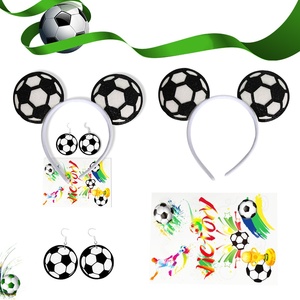 Set de Decoración de Fútbol Gillian para Estados Unidos, Canadá y México, Accesorios para Fotos de Fanáticos, Diadema Esférica Semimanual - Product Image 4
