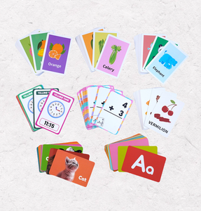 Sıcak satış erken çocukluk eğitimi Flash kart numarası şekil hayvan alfabe renk eğitim bellek bilişsel aydınlanma kartı - Product Image 5
