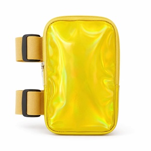 Bolso de Pierna Metálico Portátil con Láser, Impermeable, Brillante, para Teléfono, con Banda Elástica Ajustable, Riñonera de Pierna para Gimnasio, Conciertos y Viajes - Product Image 2