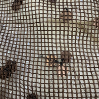 Sacs en tissu maillé 100 % polyester mat de taille irrégulière, best-sellers, pour accessoires capillaires et costumes de scène