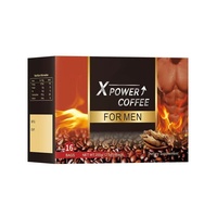 OEM ODM X Power Coffee - 12,5 g * 16 Sachets - Complément Alimentaire Quotidien - Café Énergisant pour Hommes
