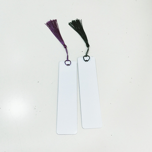 Hình Chữ Nhật 1.5*6 Inch Double Sided Nhôm Thăng Hoa Bookmark Kim Loại Trống Cuốn Sách Đánh Dấu - Product Image 5