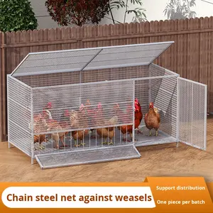 Rete in Acciaio Rinforzata per Gabbie di Polli, Oche, Anatre e Pollame, per Esterni, Tutte le Stagioni - Product Image 5