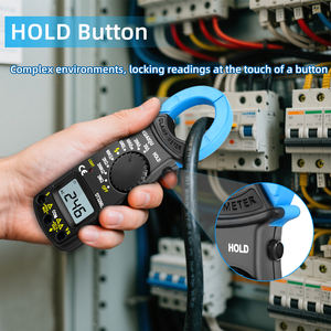 KUAIQU Pince ampèremétrique professionnelle DT3266L 600A Testeur de courant alternatif <span class=keywords><strong>avec</strong></span> indicateur de fil sous tension Tenue de données pour l'entretien électrique - Product Image 3