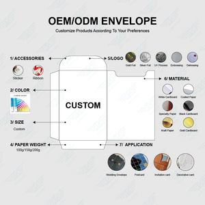 Sobre <span class=keywords><strong>de</strong></span> Cartón Rojo <span class=keywords><strong>de</strong></span> Lujo con Estampado Dorado en Relieve, Logotipo Personalizado, Porta Tarjetas <span class=keywords><strong>de</strong></span> Regalo <span class=keywords><strong>de</strong></span> Papel Premium, Elegante Sobre para Invitaciones <span class=keywords><strong>de</strong></span> <span class=keywords><strong>Boda</strong></span> - Product Image 5